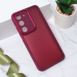 Maska Shining Camera za Samsung S911B Galaxy S23 5G crvena