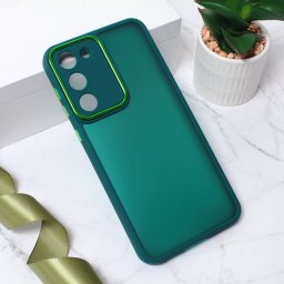 Maska Shining Camera za Samsung S916B Galaxy S23 Plus tamno zelena