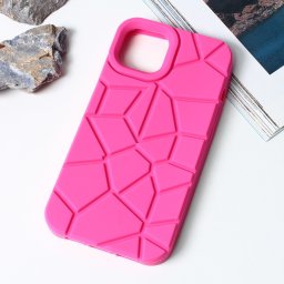 Maska Color Stone za iPhone 14 6.1 pink