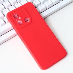 Torbica Silikon Pro Camera za Xiaomi Redmi 12C crvena