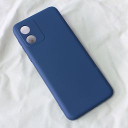 Torbica Teracell Soft Velvet za Motorola Moto E13 tamno plava