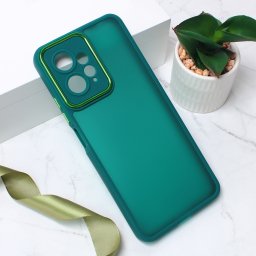 Maska Shining Camera za Xiaomi Redmi Note 12 4G (EU) tamno zelena