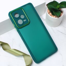Maska Shining Camera za Xiaomi Redmi Note 12 Pro 5G (EU) tamno zelena