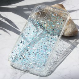 Maska Glitter za iPhone 11 6.1 plava