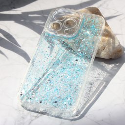 Maska Glitter za iPhone 13 Pro 6.1 plava