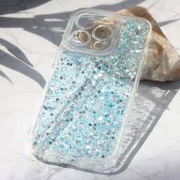 Maska Glitter za iPhone 14 Pro 6.1 plava