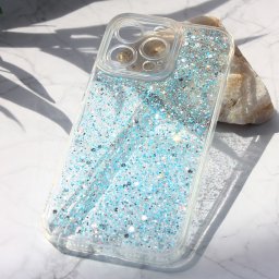 Maska Glitter za iPhone 14 Pro Max 6.7 plava