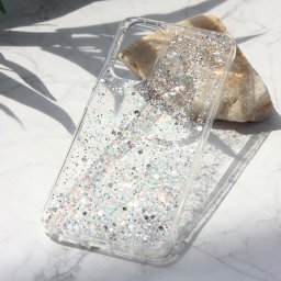 Torbica Glitter za Xiaomi Redmi Note 12s srebrna