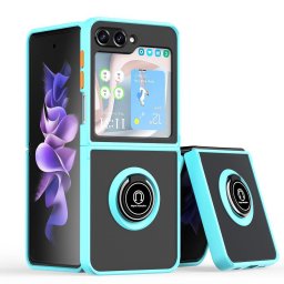 Maska Ring Magnet za Samsung F731B Galaxy Z Flip 5 5G svetlo plava