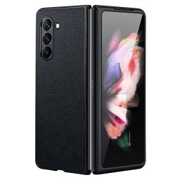 Maska Leather Fold za Samsung F946B Galaxy Z Fold 5 5G crna