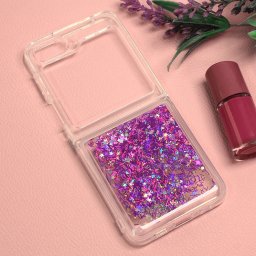 Maska Glitter za Samsung F731B Galaxy Z Flip 5 5G ljubicasta