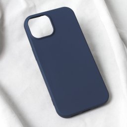 Maska Teracell Soft Velvet za iPhone 15 6.1 tamno plava