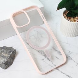 Maska Magesafe za iPhone 15 6.1 roze