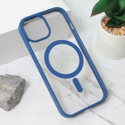 Torbica Magsafe Shining Camera za iPhone 15 6.1 tamno plava
