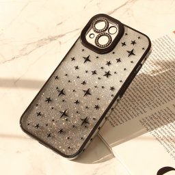 Maska Shiny Frame za iPhone 13 6.1 crna