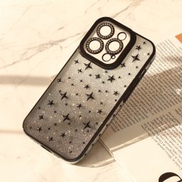 Maska Shiny Frame za iPhone 15 Pro 6.1 crna
