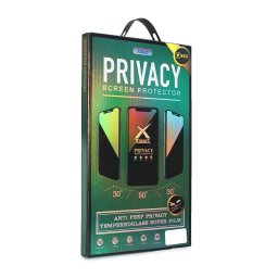 Zastitno staklo Tempered Glass Privacy 2.5D full glue za Samsung A156B Galaxy A15 5G crni