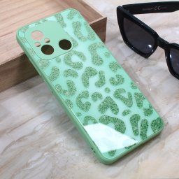 Torbica Shiny glass za Xiaomi Redmi 12C svetlo zelena