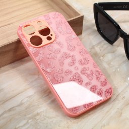 Maska Shiny glass za iPhone 15 Pro 6.1 roza