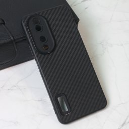 Maska Carbon Stripe za Honor X7b crna