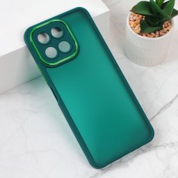 Maska Shining Camera za Honor X6 tamno zelena