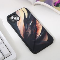 Maska Abstract za iPhone 13 6.1 crna