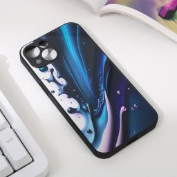 Maska Abstract za iPhone 13 6.1 tamno plava