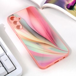 Maska Abstract za Samsung A156B Galaxy A15 5G roza