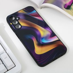 Maska Abstract za Samsung A156B Galaxy A15 5G tamno ljubicasta