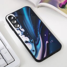 Maska Abstract za Samsung A256B Galaxy A25 5G tamno plava
