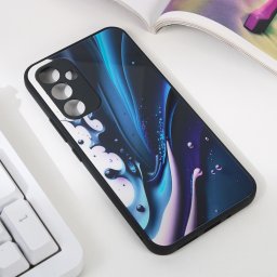 Maska Abstract za Samsung A546B Galaxy A54 5G tamno plava