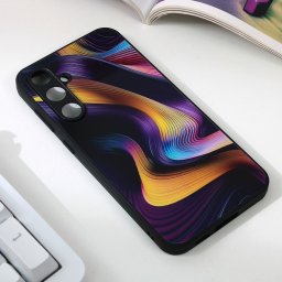 Maska Abstract za Samsung S711U Galaxy S23 FE tamno ljubicasta