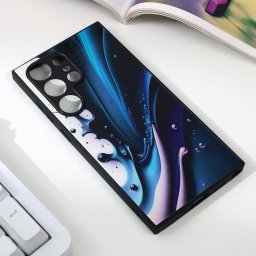 Maska Abstract za Samsung S928B Galaxy S24 Ultra tamno plava