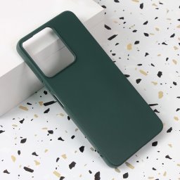 Maska Shell Velvet za Xiaomi Redmi 13C tamno zelena