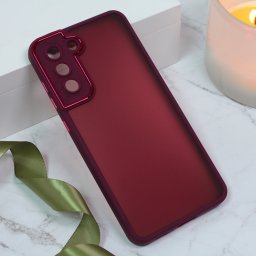 Maska Shining Camera za Samsung G990B Galaxy S21 FE crvena