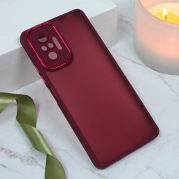 Maska Shining Camera za Xiaomi Redmi Note 10 Pro/Note 10 Pro Max crvena