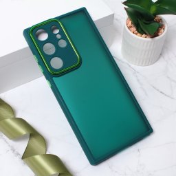 Maska Shining Camera za Samsung S918B Galaxy S23 Ultra tamno zelena