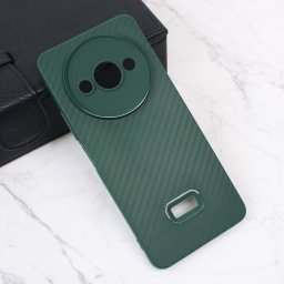 Maska Carbon Stripe za Xiaomi Redmi A3 zelena