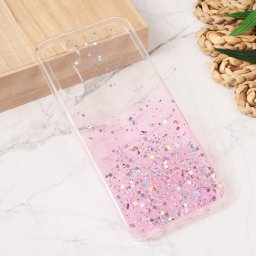 Maska Silikonska Glitter za za Samsung A145R/A146B Galaxy A14 4G/5G roze