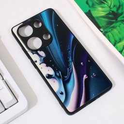 Maska Abstract za Xiaomi Redmi Note 13 Pro 4G tamno plava