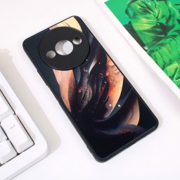 Maska Abstract za Xiaomi Redmi A3 crna