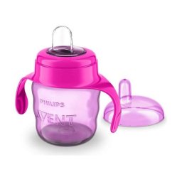 Avent šolja easy sip 7oz 6m+ 200ml pink 4364