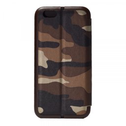 Maska na preklop Army flip cover za iPhone 6 Plus braon