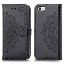 Maska na preklop Arabesque flip za iPhone XS Max crna.
