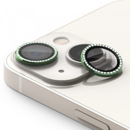 Zastita za kameru DIAMOND za iPhone 15 (6.1)/iPhone 15 Plus (6.7) zelena