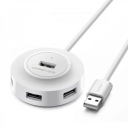 UGREEN USB HUB 1/4 1m Beli CR106 2.0
