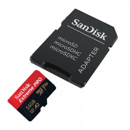 Micro SD SanDisk SDHC 16GB 4K 100MB/s Class 10 sa adapterom CN