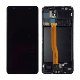 LCD za Samsung A7/A750F + Touch Screen WITH FRAME (OLED) crni