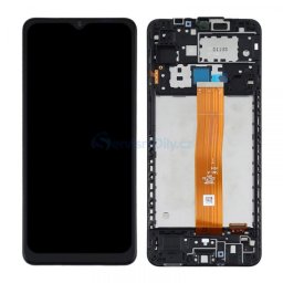 LCD za Samsung A12S/A127 + Touch Screen WITH FRAME crni (NCC) OEM