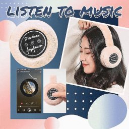 Bluetooth slusalice Earmuff bele